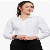 Womens White formal Shirt