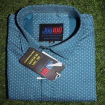 Men's Blue printed Shirt