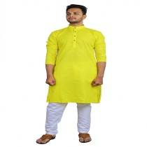 Men's combo yellow Kurta Pazama 