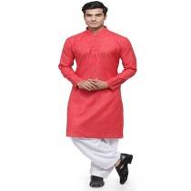 Men's combo Pink Kurta Pazama 