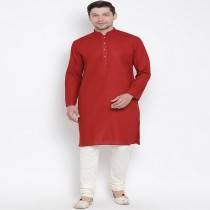 Men's combo Maroon  Kurta Pazama 