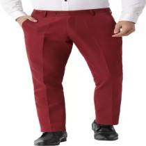 Men's Maroon Formal Pant