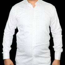 Men's Cream Printed Shirt