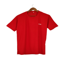 men's red t-shirt