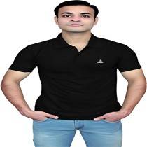 MEN'S BLACK POLO T-SHIRT