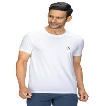 Mens White Round neck T-shirt