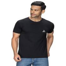 Mens Black Round neck T-shirt