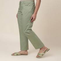 women's Aqua green formal pant